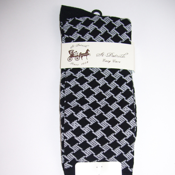 SOLD  Silver Necktie Sock Flower Hanky Cuff Link - Picture 2 of 8